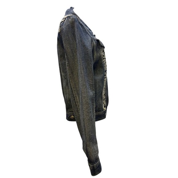 Krimson & Klover Blue Denim Jacket L - Picture 3 of 5